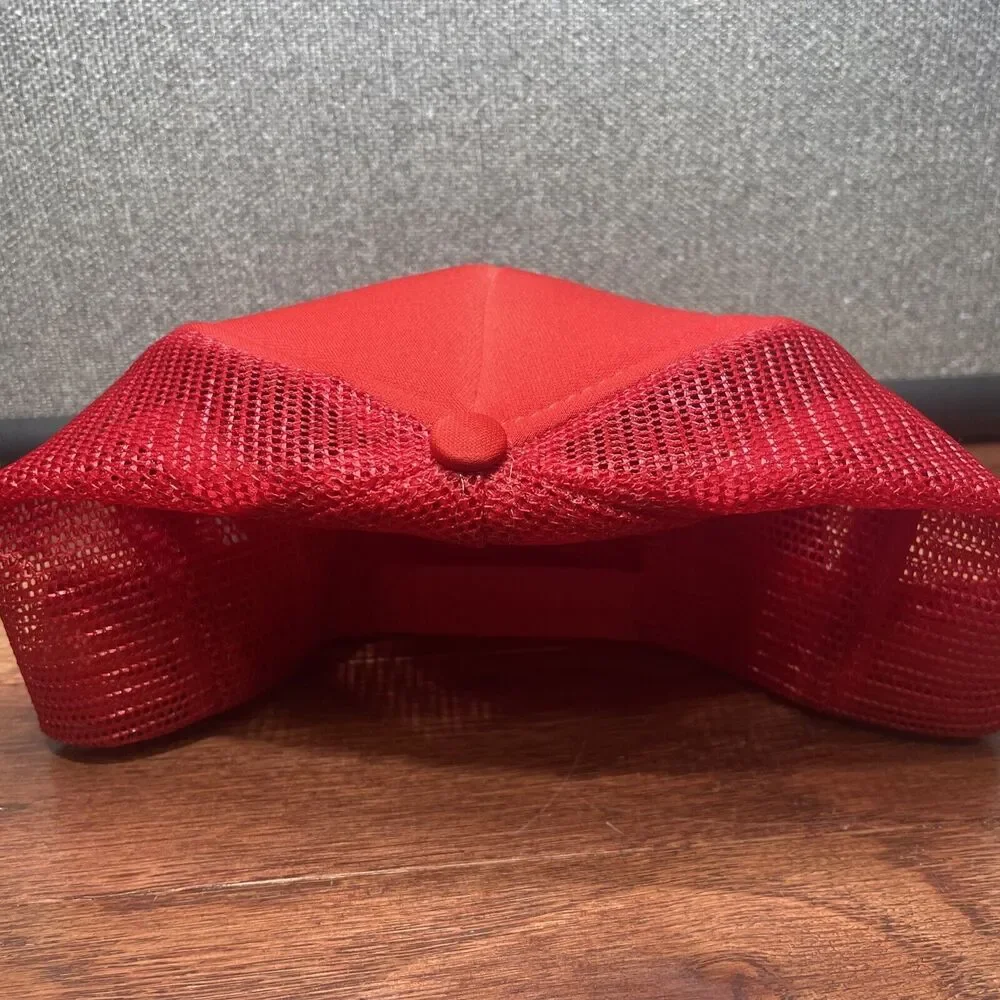 Super Bow Old Stock Vintage XXIII NFL 1988 Winston Red Trucker Mesh Cap ** NEW